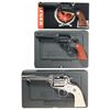 Three Ruger Revolvers -A) Ruger Bearcat Single Action Revolver with Box