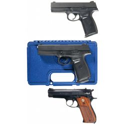 Three Smith & Wesson Semi-Automatic Pistols -A) Smith & Wesson Model SW40C Semi-Automatic Pistol