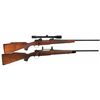 Two Winchester Model 70 Bolt Action Rifles