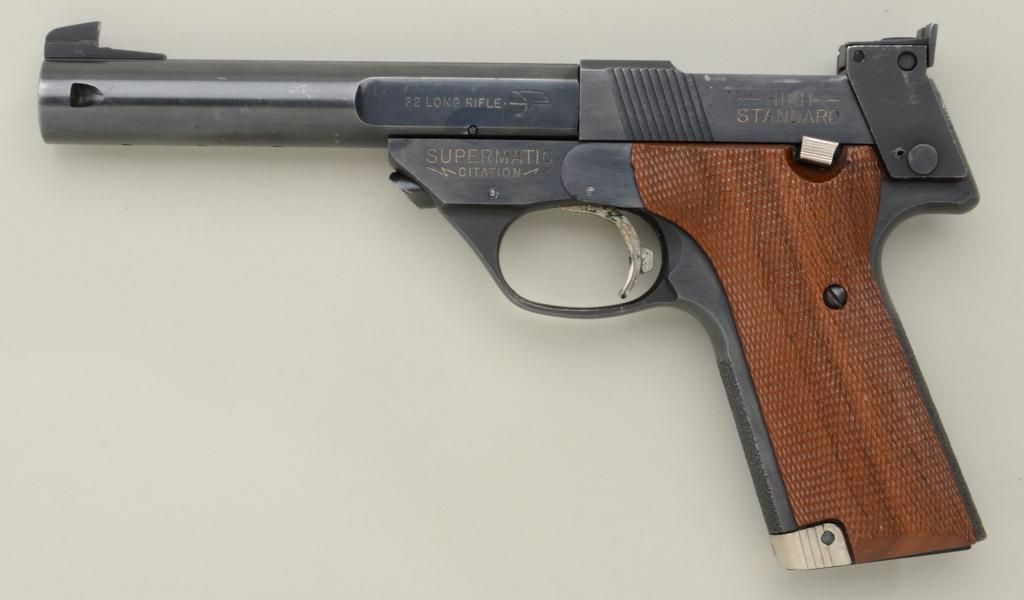 High Standard Supermatic Citation Model semiauto pistol High Standard Supermatic Citation Model semiauto pistol