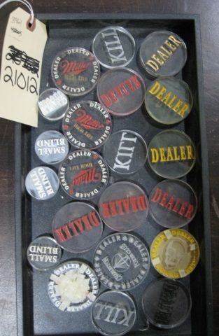 Custom poker buttons