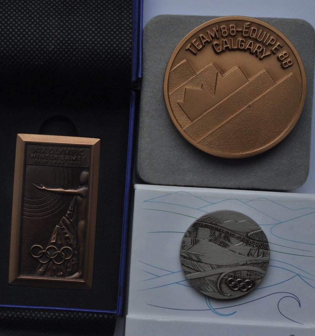 Canadian Medals Olympic Participation Medals, Lot of 3