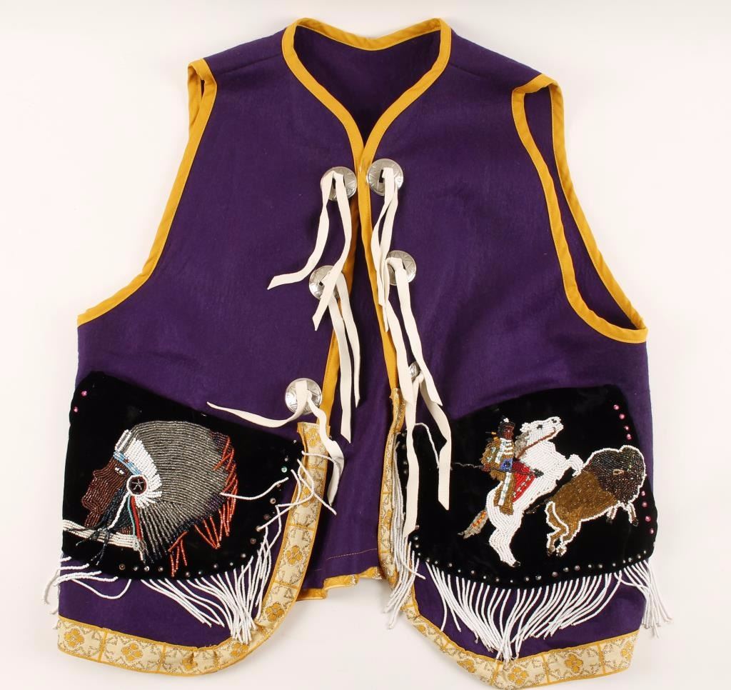 Beaded Native American Vest