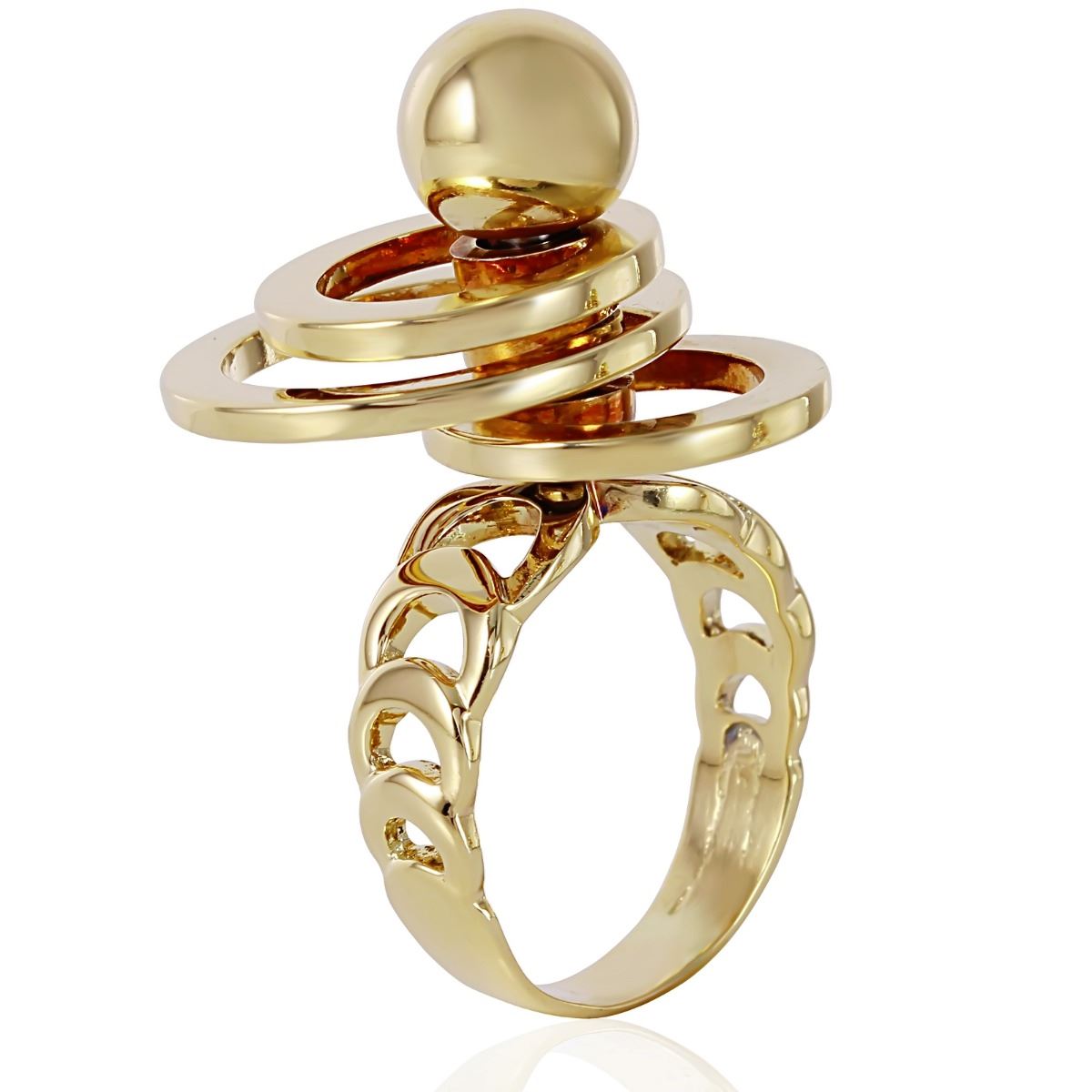 14KT Yellow Gold Vintage Spinning Ring 343