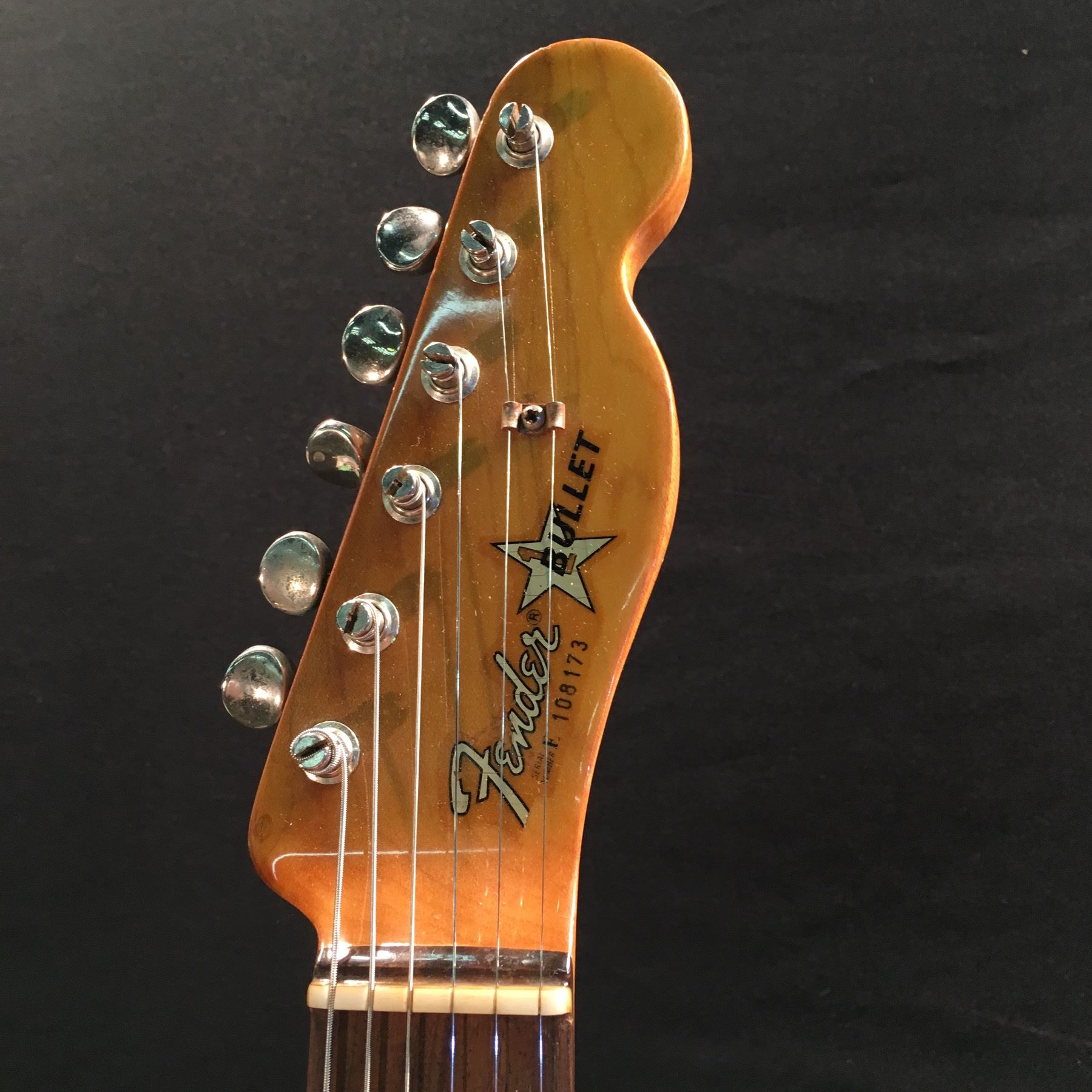 FENDER BULLET GUITAR, SERIAL NUMBER E108173, MADE IN USA, 198182, WITH