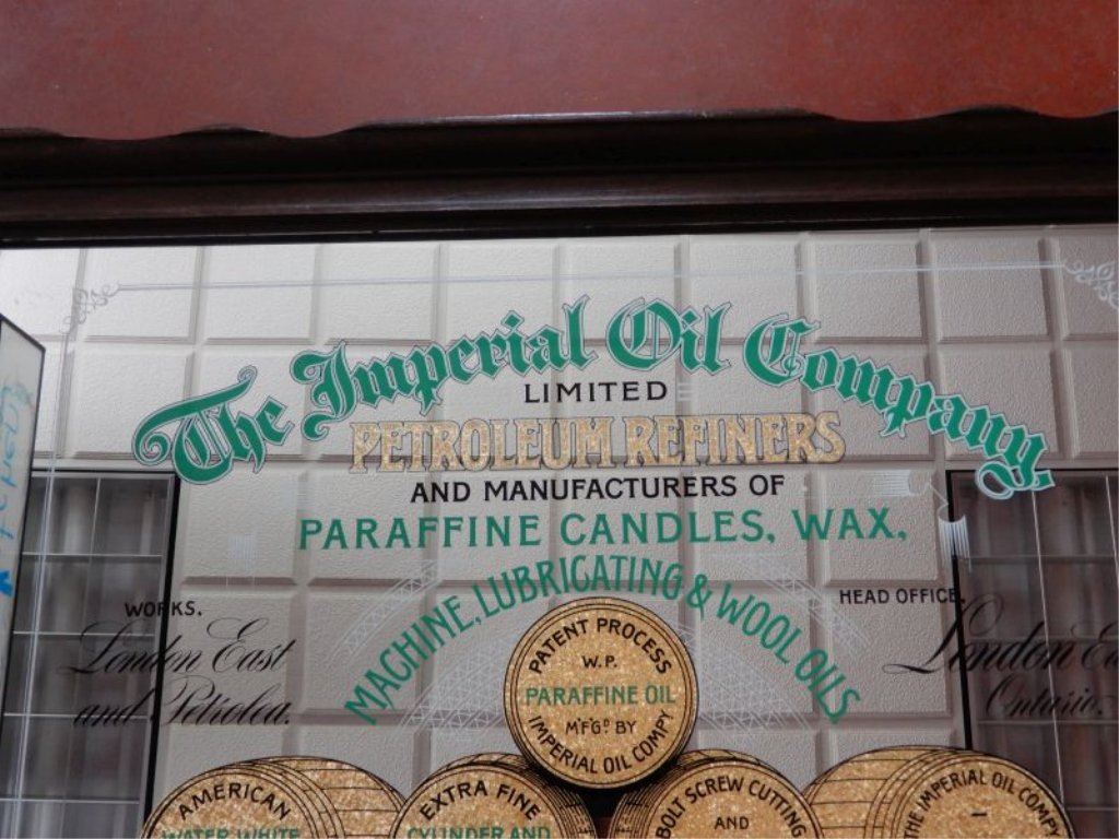 FRAMED IMPERIAL OIL COMPANY MIRROR HEAD OFFICE LONDON ONTARIO 32" X