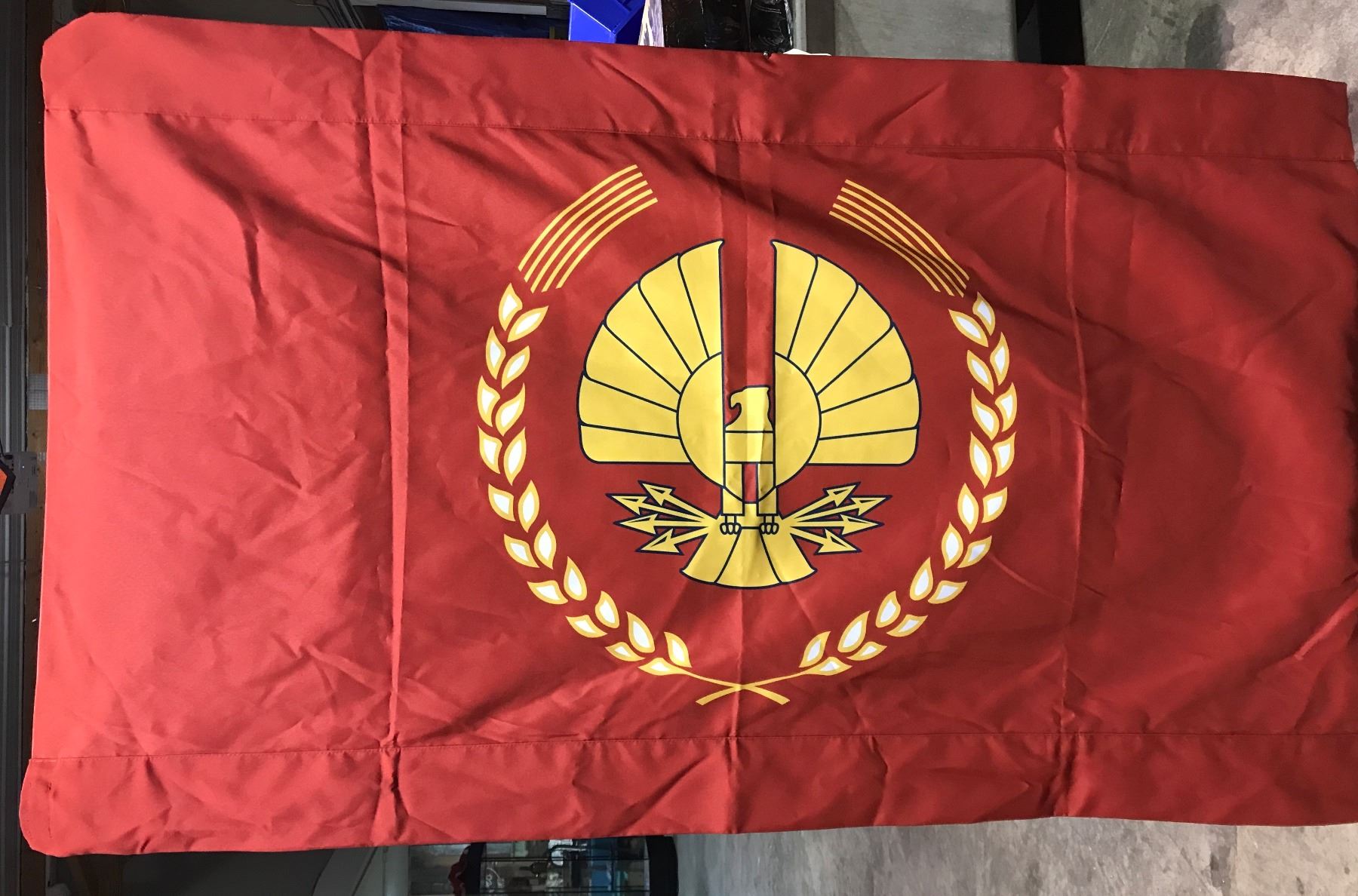 The Hunger Games Franchise Panem Capitol Double Sided Flag