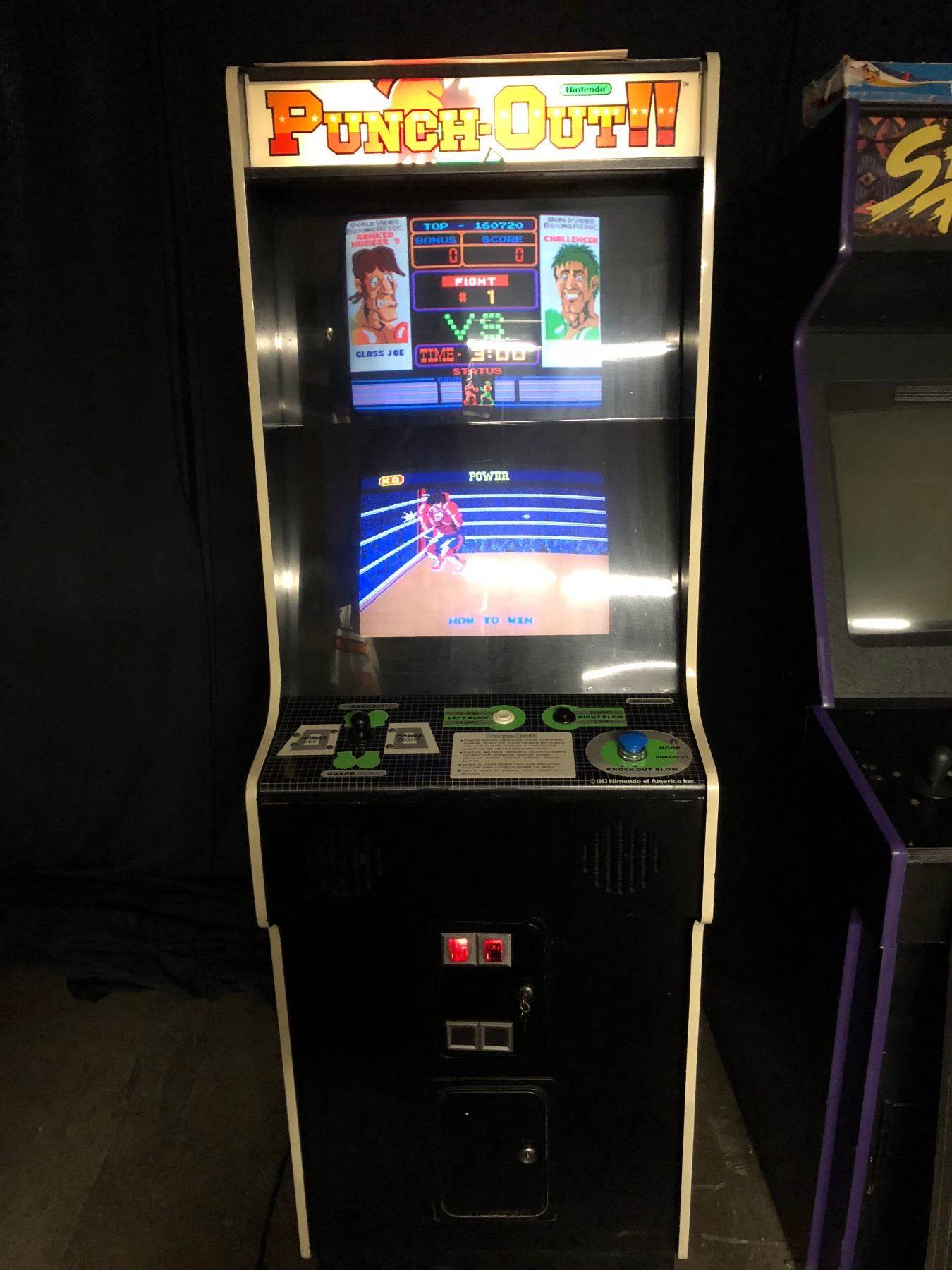 PUNCHOUT!!! 1983 BOXING ARCADE GAME BY NINTENDO