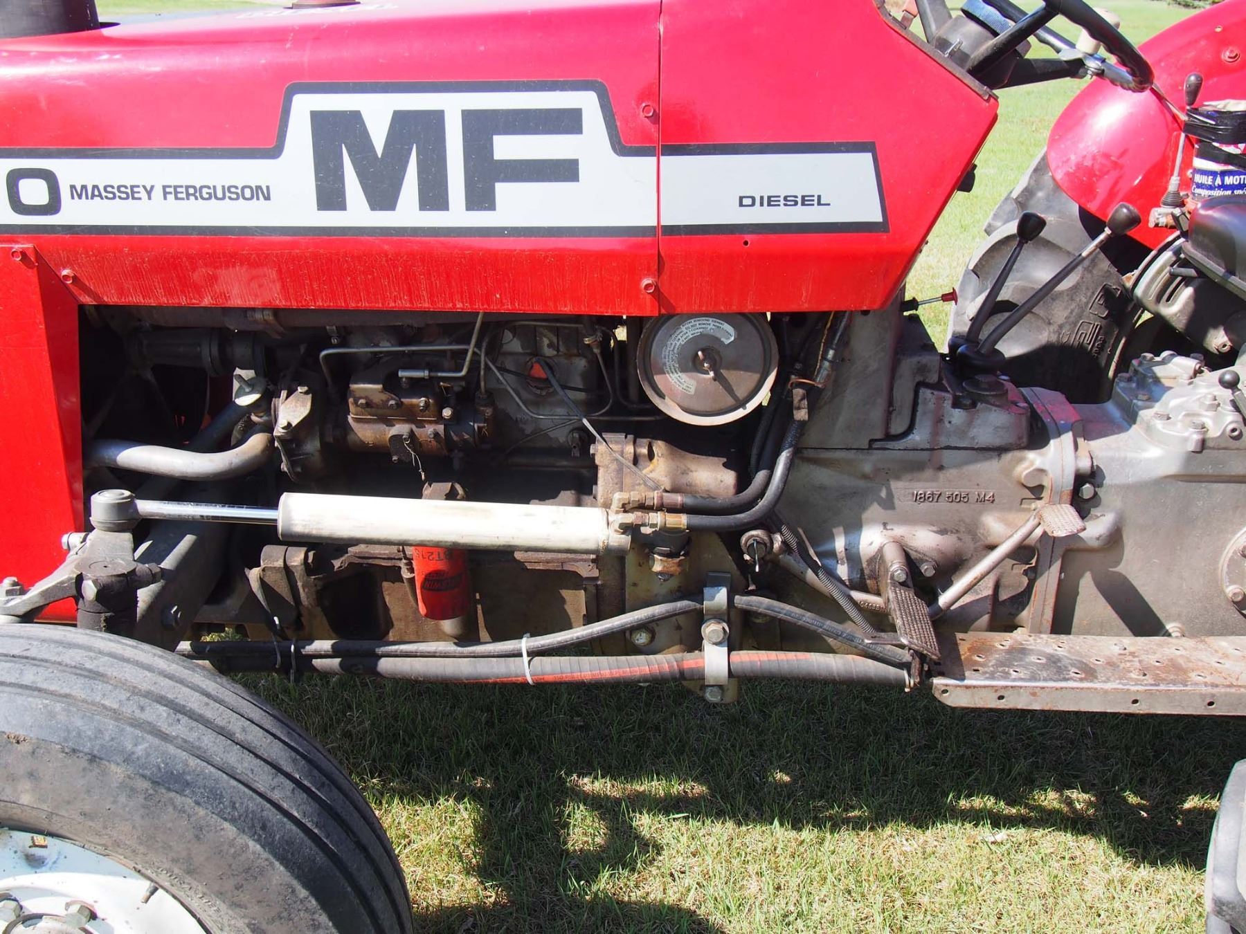 ... Image 5 : 1979 Massey Ferguson 230 Diesel 3PTH PTO 3513 Hrs, 13.6x28 Rubber ...