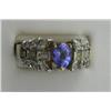 14K TANZANITE & DIAMOND RING