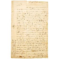1781, Letter from Lt. Col. Henry Dearborn
