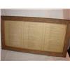 344  Old German Wine Menu in Rustic Frame
