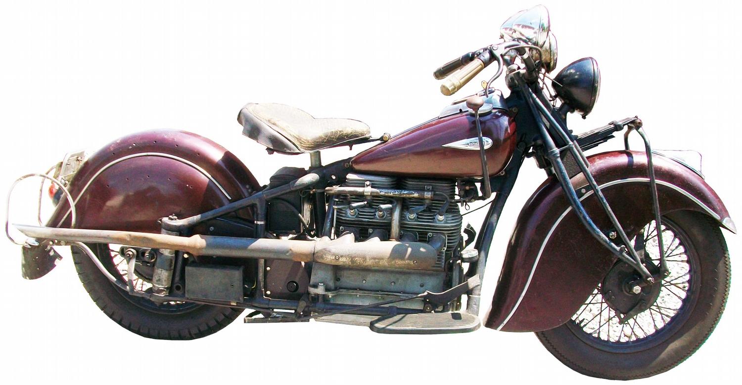 1940 Indian Four 4 Motorcycle MAGAZINE ARTICLE - 1963 1940 Indian Four 4 Motorcycle MAGAZINE ARTICLE - 1963