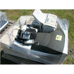 Computer Monitors, Keyboard, Fax Machine, Camera