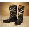 Custom Alligator Boots with Bohlin Silver