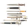 Four Nazi Daggers