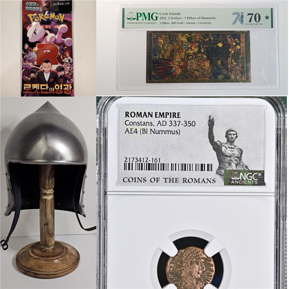 Coins, Jewelry, Trading Cards, Collectibles & More! Session 168