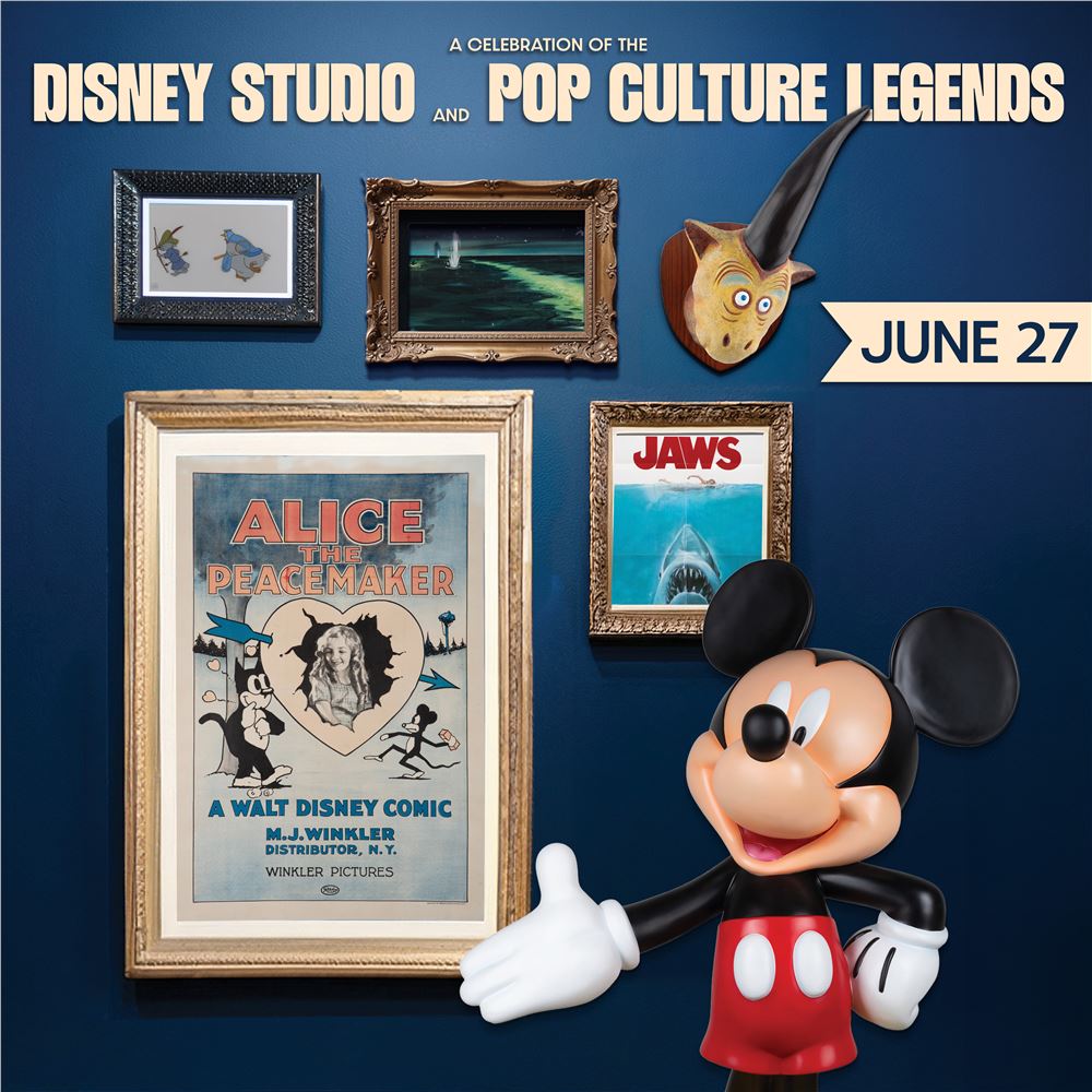 Disney Studio and Pop Culture Legends Auction