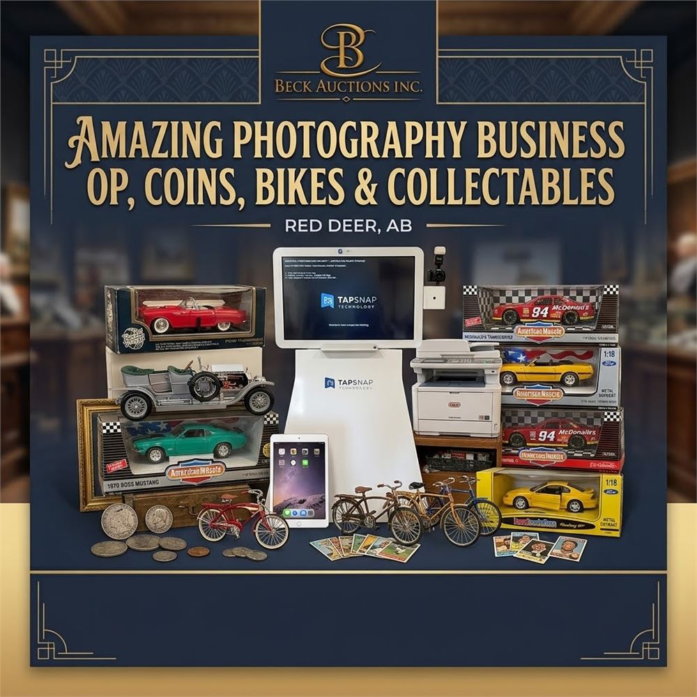 Amazing photography business op coins bikes collectables
