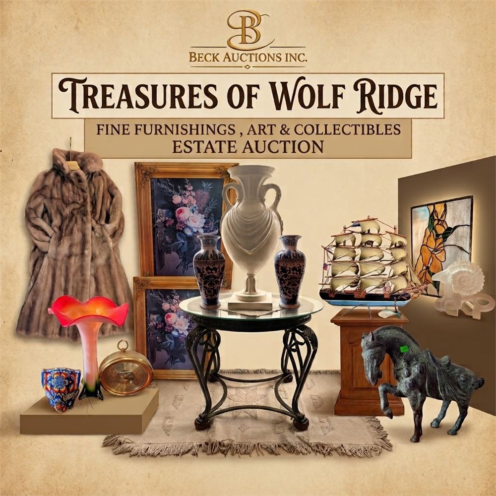 Treasures of Wolf Ridge: Fine Furnishings, Art & Collectibles Estate Auction