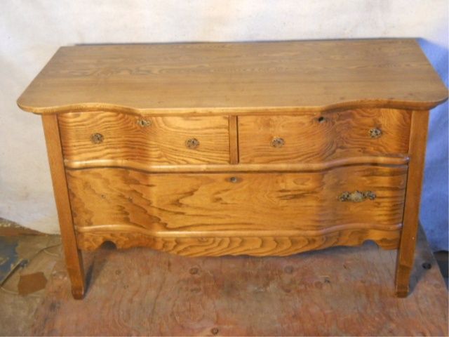Small Antique 3 Drawer Dresser Image 1 Small Antique 3 Drawer Dresser