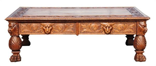 Oak Claw Foot Coffee Table Image 1 Oak Claw Foot Coffee Table