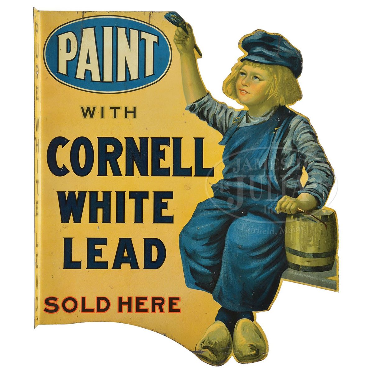 Dutch Boy Paint Cut Metal Sign