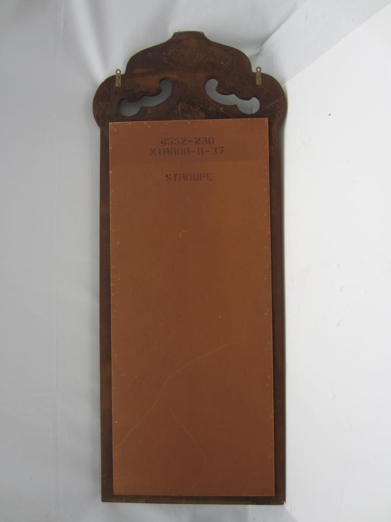 Beautiful Vintage Antique Stroupe Mirror Large Image 2 Beautiful Vintage Antique Stroupe Mirror Large Wall