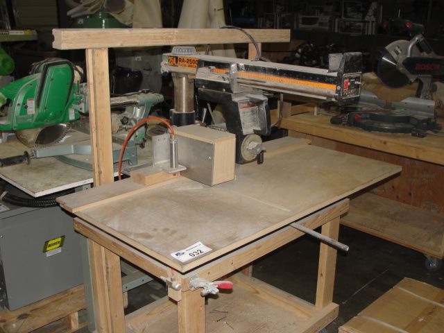 Ryobi Model Ra 2500 Radial Arm Saw Image 1 Ryobi Model Ra 2500 Radial Arm Saw