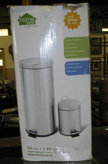 Home Zone Trash Can New In Box Image 2 Home Zone Trash Can New In Box