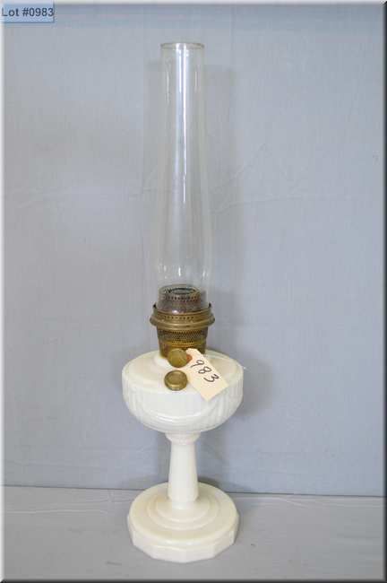 Alladin 2 Alacite Cream Toned Antique Coal Oil Lamp Lincoln Image 1 Alladin 2 Alacite Cream Toned Antique Coal Oil Lamp Lincoln Drape