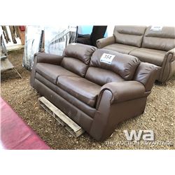 HIDE A BED LEATHER SOFA