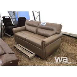 HIDE A BED LEATHER SOFA
