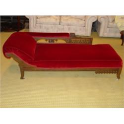 Eastlake Chaise Lounge Fainting Couch