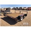 Image 3 : 6 X 8 FT. FLATDECK TRAILER