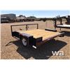 Image 4 : 6 X 8 FT. FLATDECK TRAILER