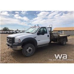 2005 FORD F550 FLATDECK P/U