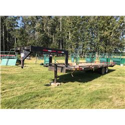 1988 REAL T/A 5TH WHEEL FLATDECK TRAILER