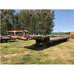 STEP DECK T/A HAY TRAILER