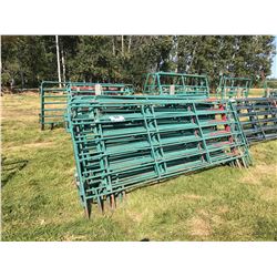 (22) GREEN 12 FT. PANELS