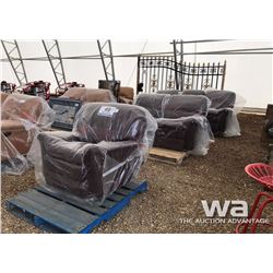 COUCH, LOVESEAT, & ARM CHAIR