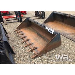 74'' SKID STEER TOOTH BUCKET