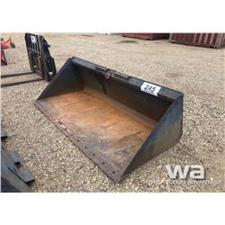 86'' SKID STEER SNOW BUCKET