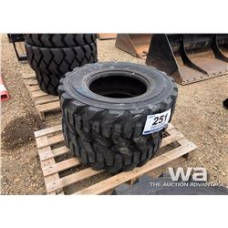 (2) 12-16.5 SKID STEER TIRES