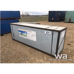 PEAK CEILING DOUBLE DOOR STORAGE BUILDING