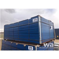 (40) 72” CONSTRUCTION FENCE PANELS