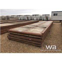 (5) STEEL FRAMED RIG MATS