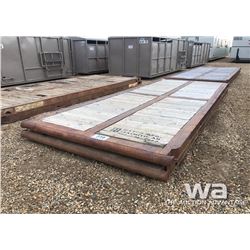 (2) STEEL FRAMED RIG MATS