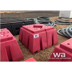 (4) BERM CONTAINMENT CORNER PIECES