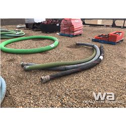 (3) 4" HOSES